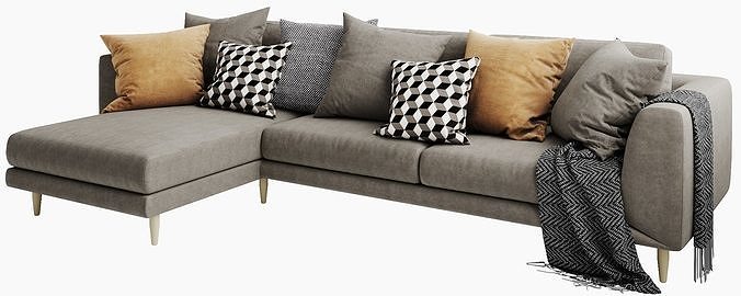 Boconcept FArgo 2 chaise lounge 3D model 7