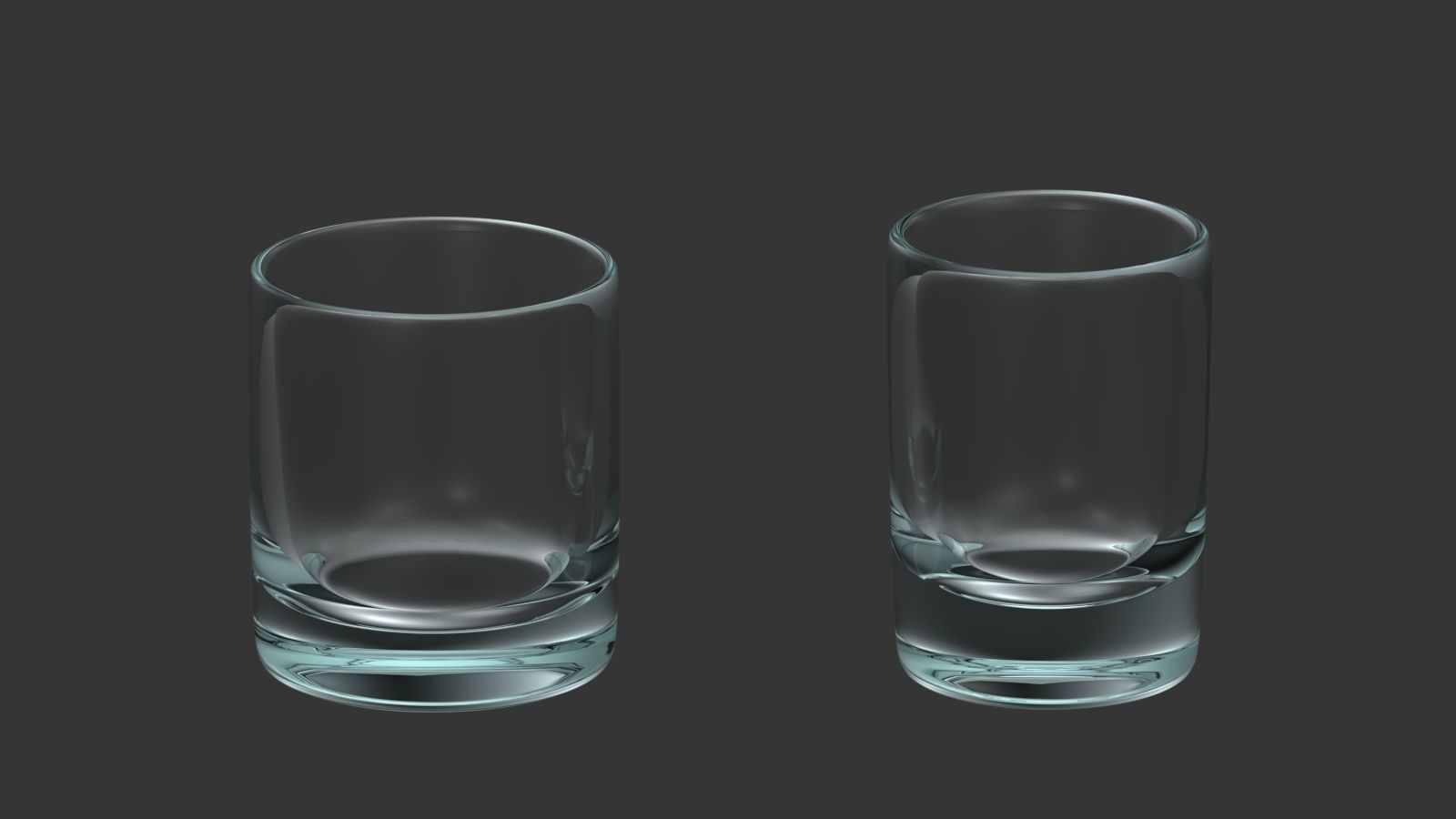 Set of glasses 3D model_7