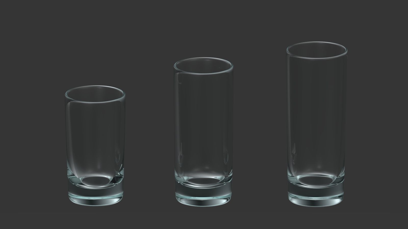 Set of glasses 3D model_6