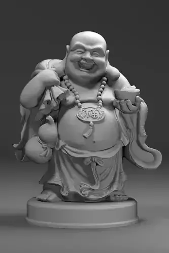 Maitreya - Happy Buddha - Laughing Buddha - Budai 3D model