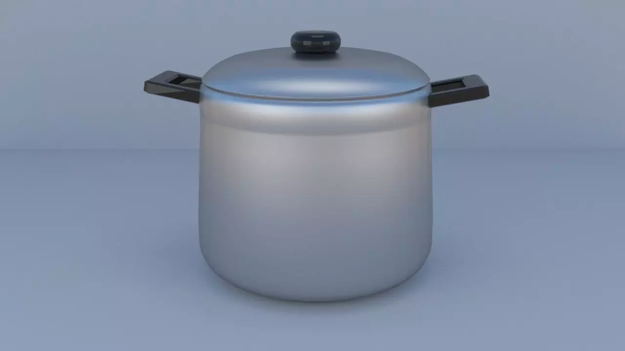 kitchen props Free 3D model_0