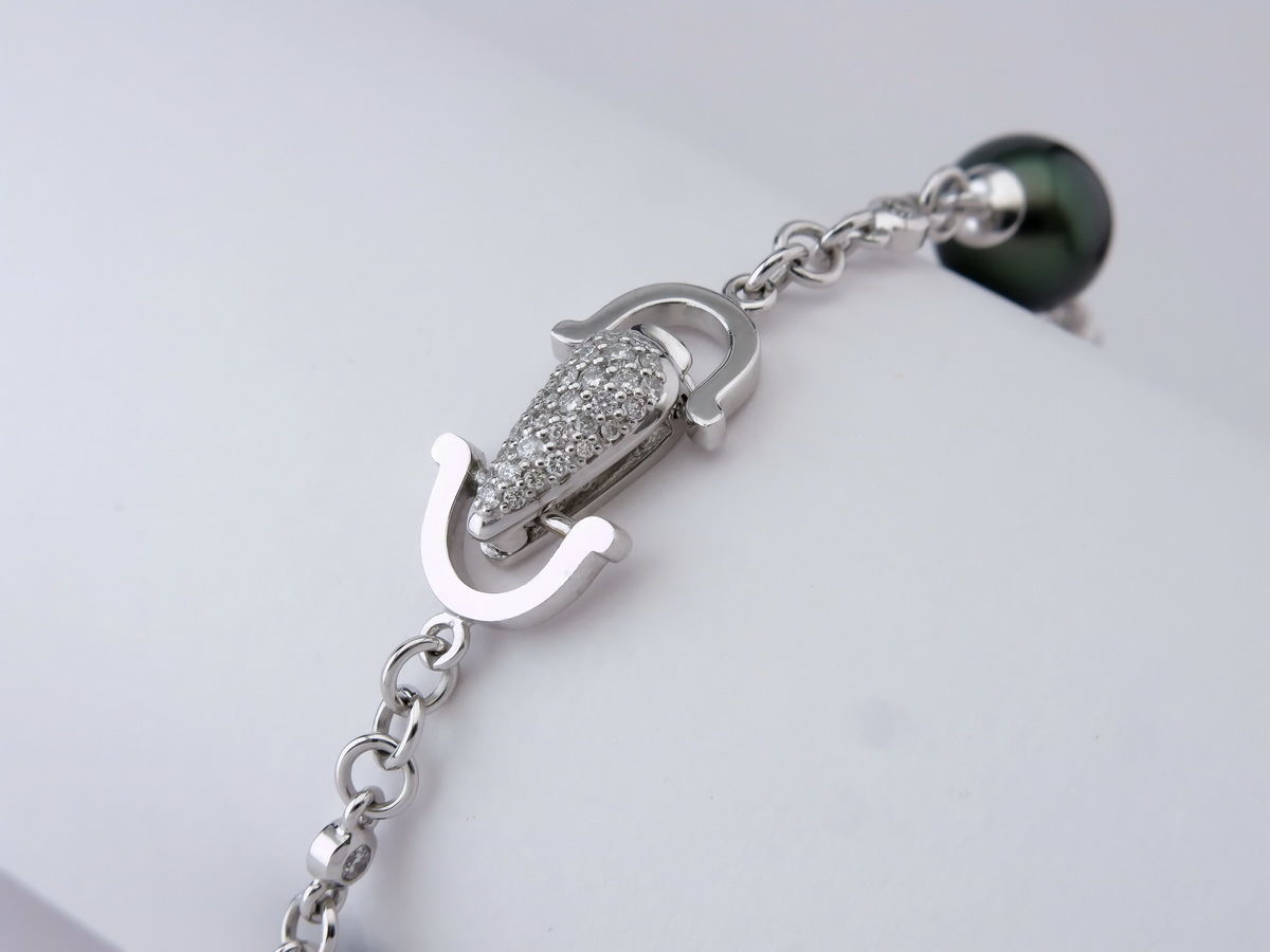 Classic Headset with Pearls 3D print model_2