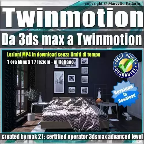 Da 3ds max a Twinmotion Tutorial MP4 3D model
