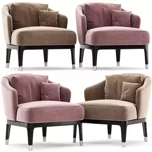 Lungotevere Armchair 3D model