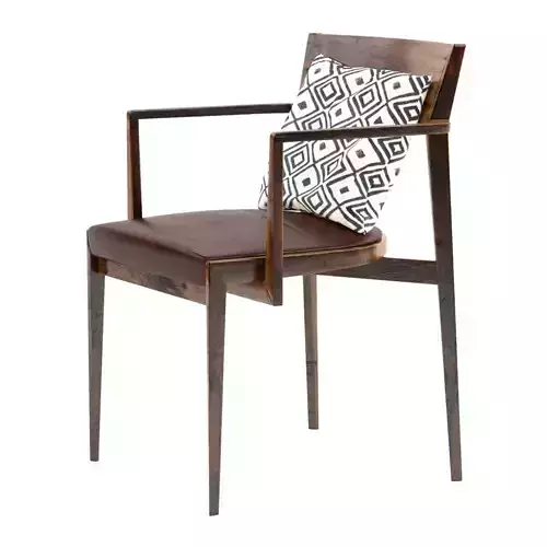 Lisa Natuzzi armchair with pillow 3D model
