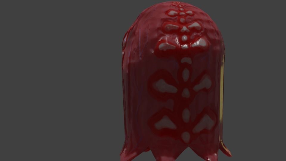 The Flesh octopus head 3D model_1