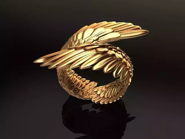 angel wings 3d jewellery 3D print model