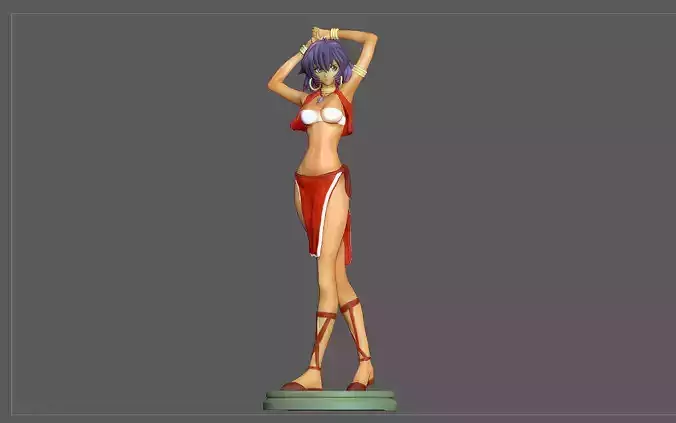 NADIA STATUE ANIMATION ANIME CHARACTER 3D print model