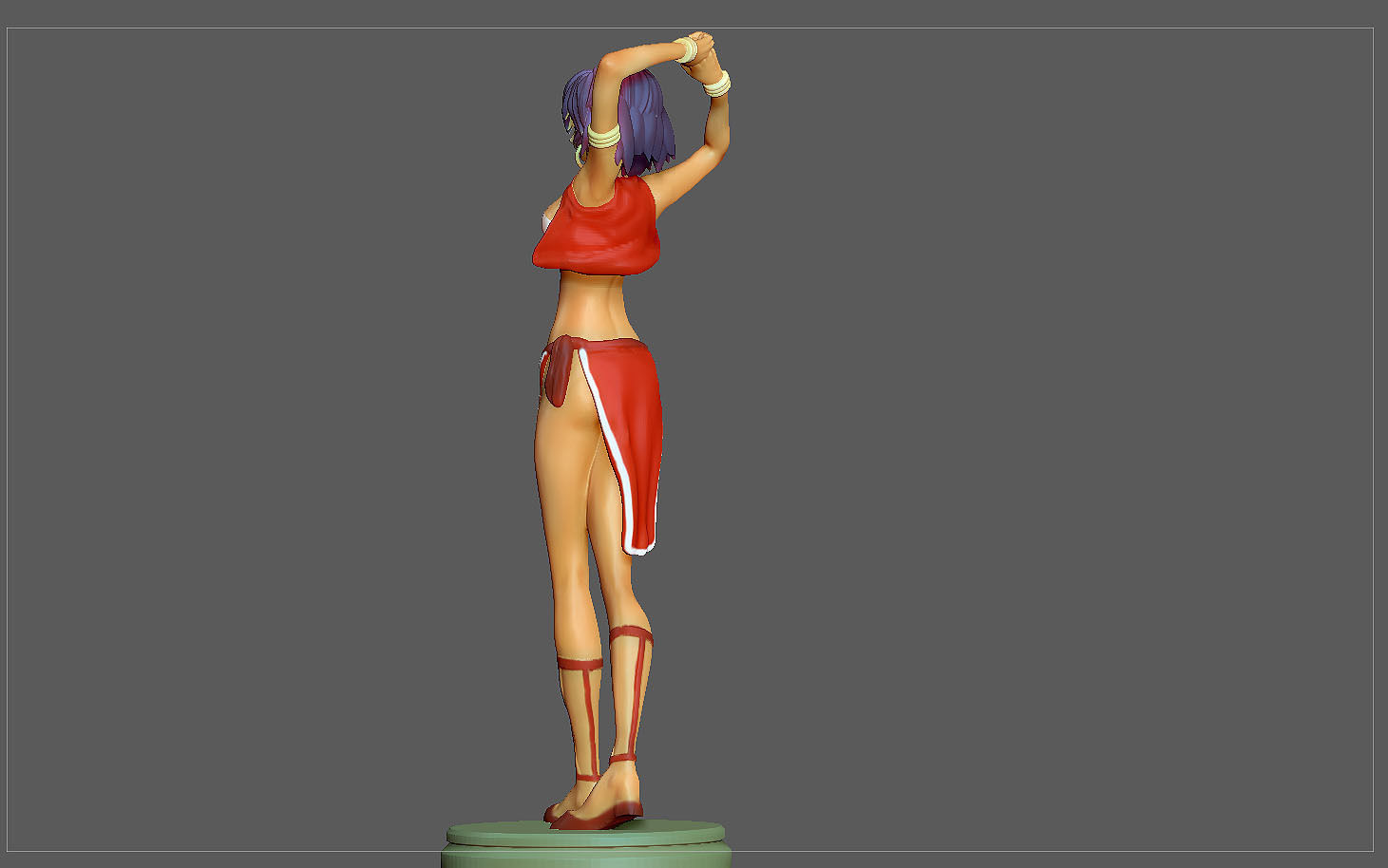 NADIA STATUE ANIMATION ANIME CHARACTER 3D print model_5