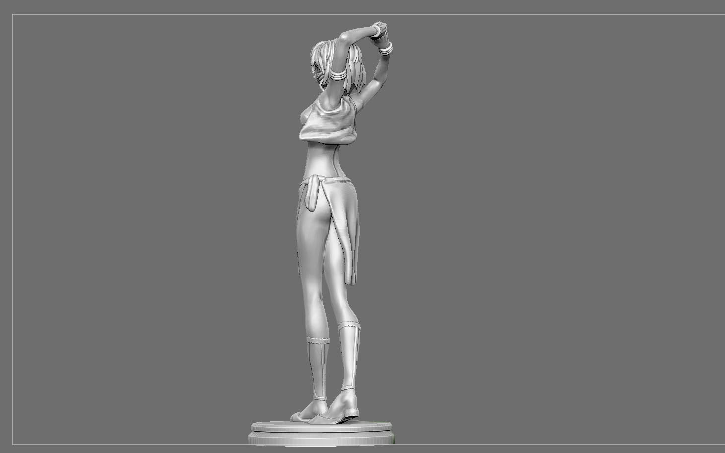 NADIA STATUE ANIMATION ANIME CHARACTER 3D print model_11