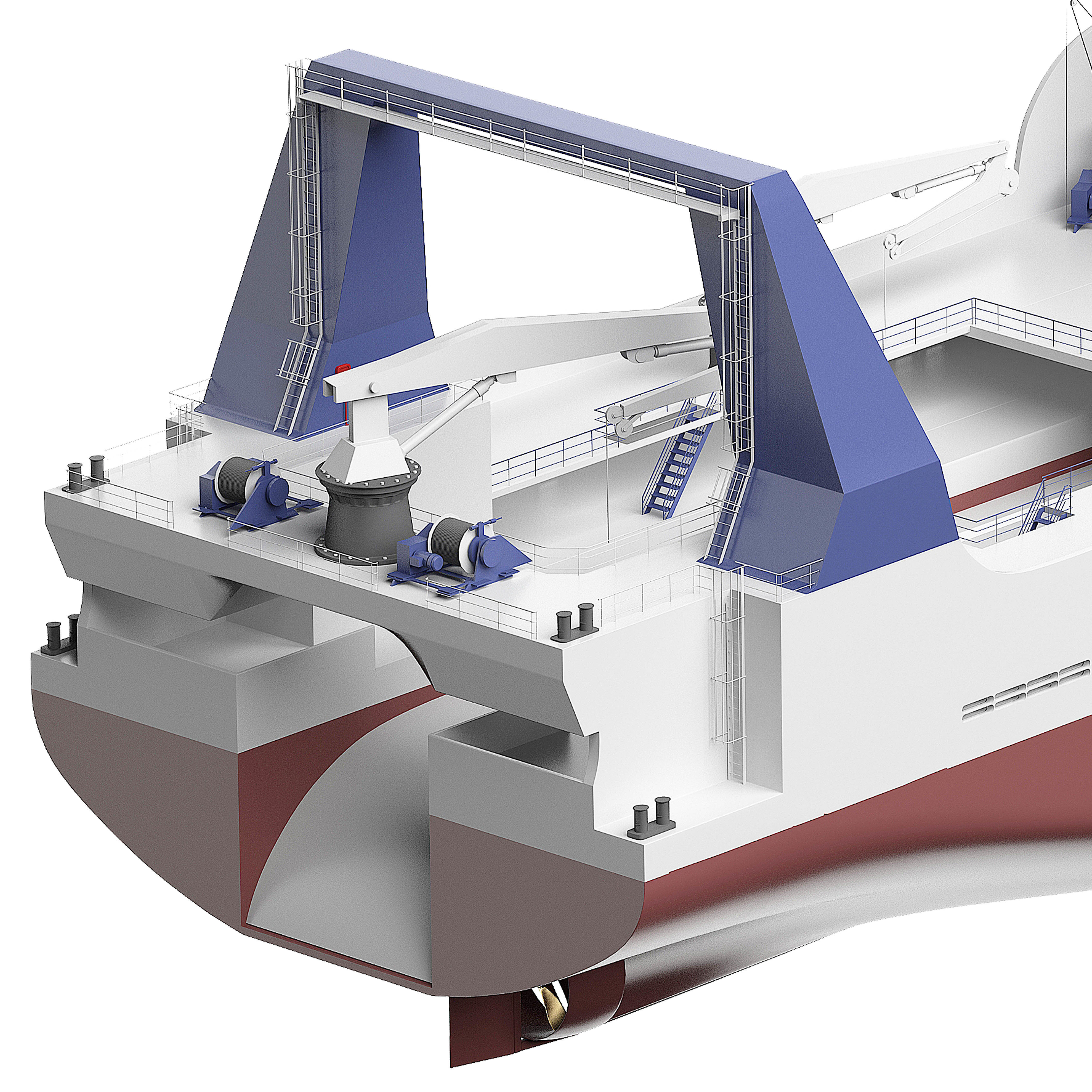 Fishing Trawler 3D model_4