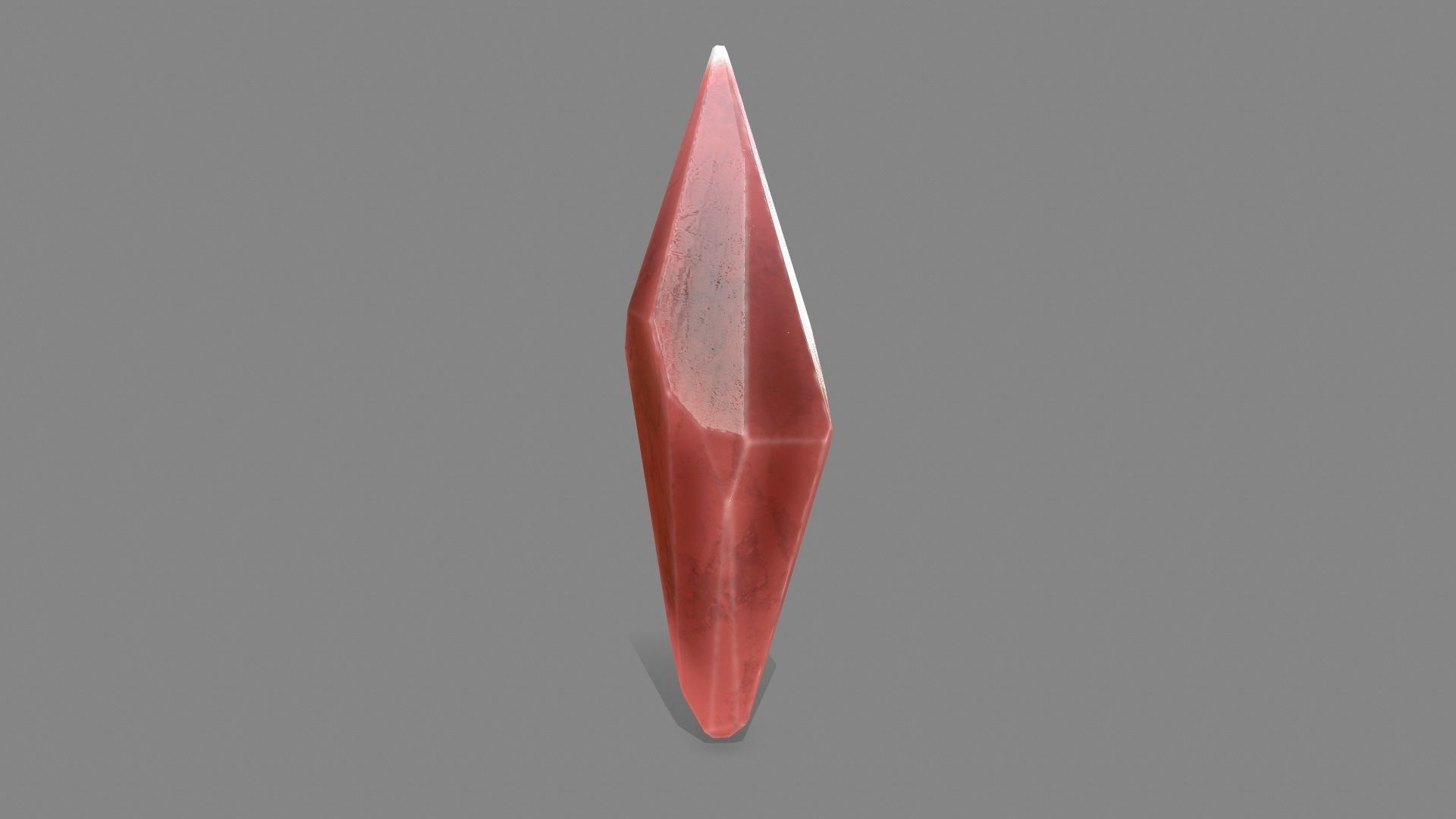 crystal set stone Low-poly 3D model_6