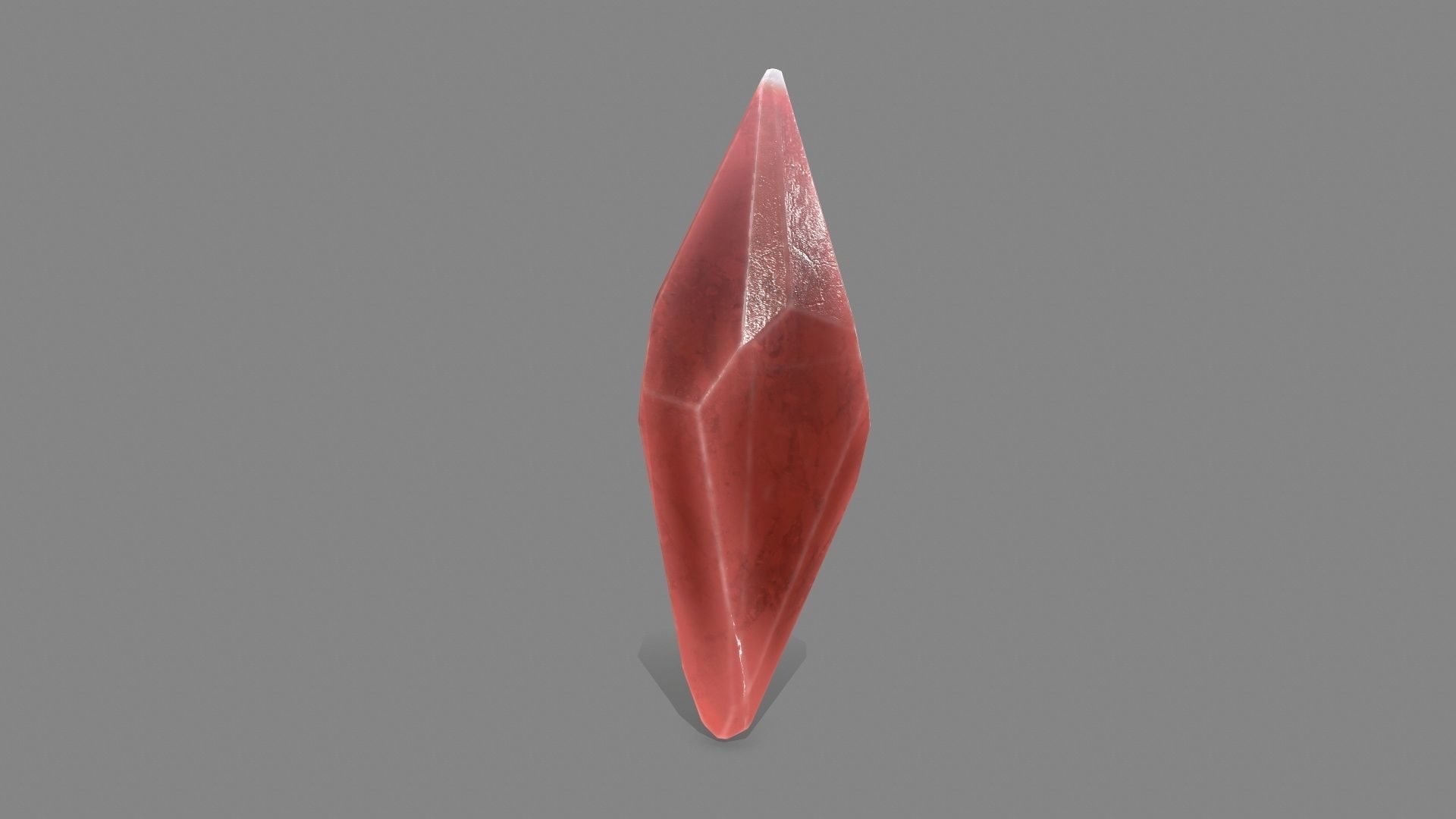 crystal set stone Low-poly 3D model_5