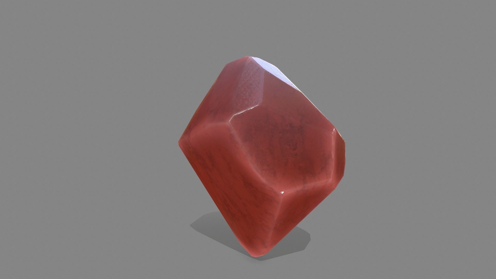 crystal set stone Low-poly 3D model_11