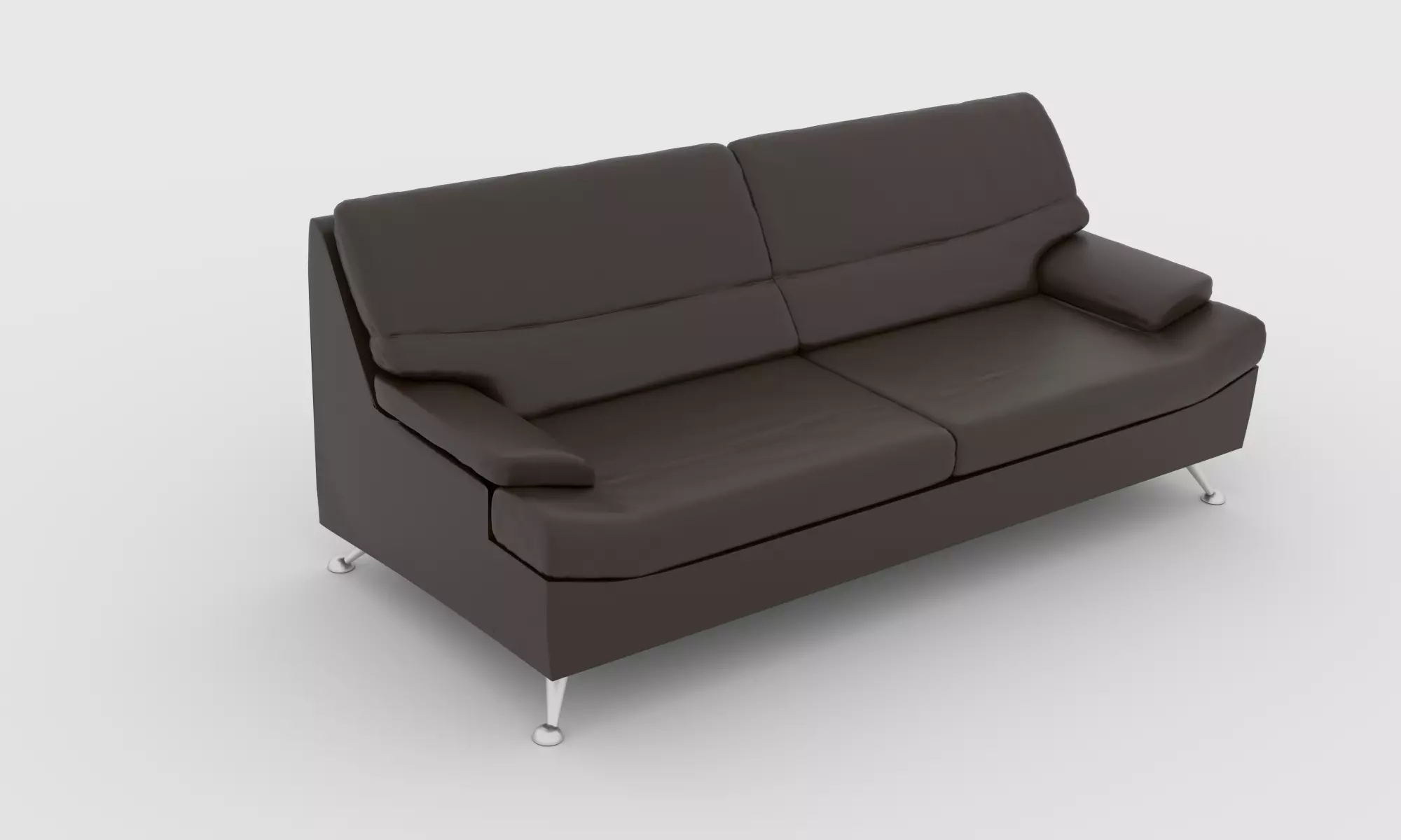 Couch leather sofa Free 3D model_0