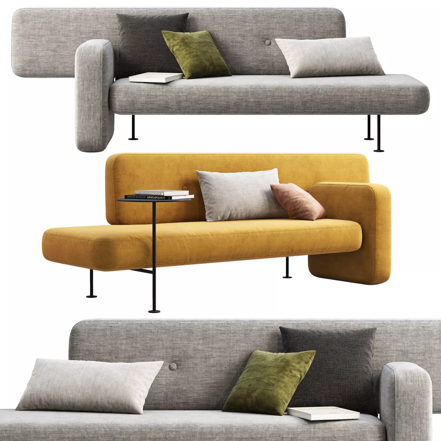 Bolia Pebble sofas 3D model_0