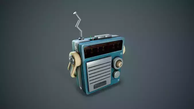 Stylized Radio - Tutorial Included