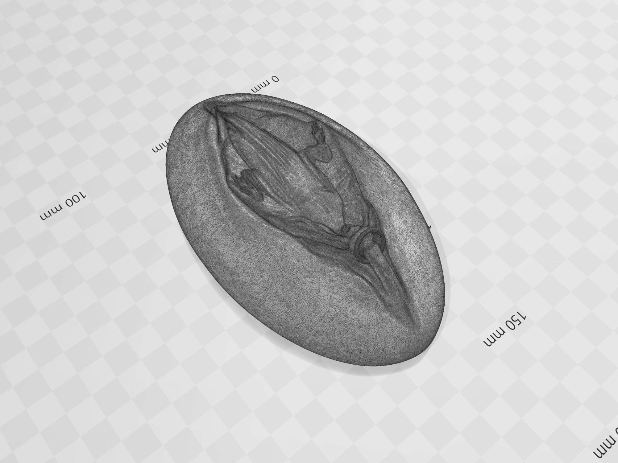 The Virgin Mary 3D print model_5