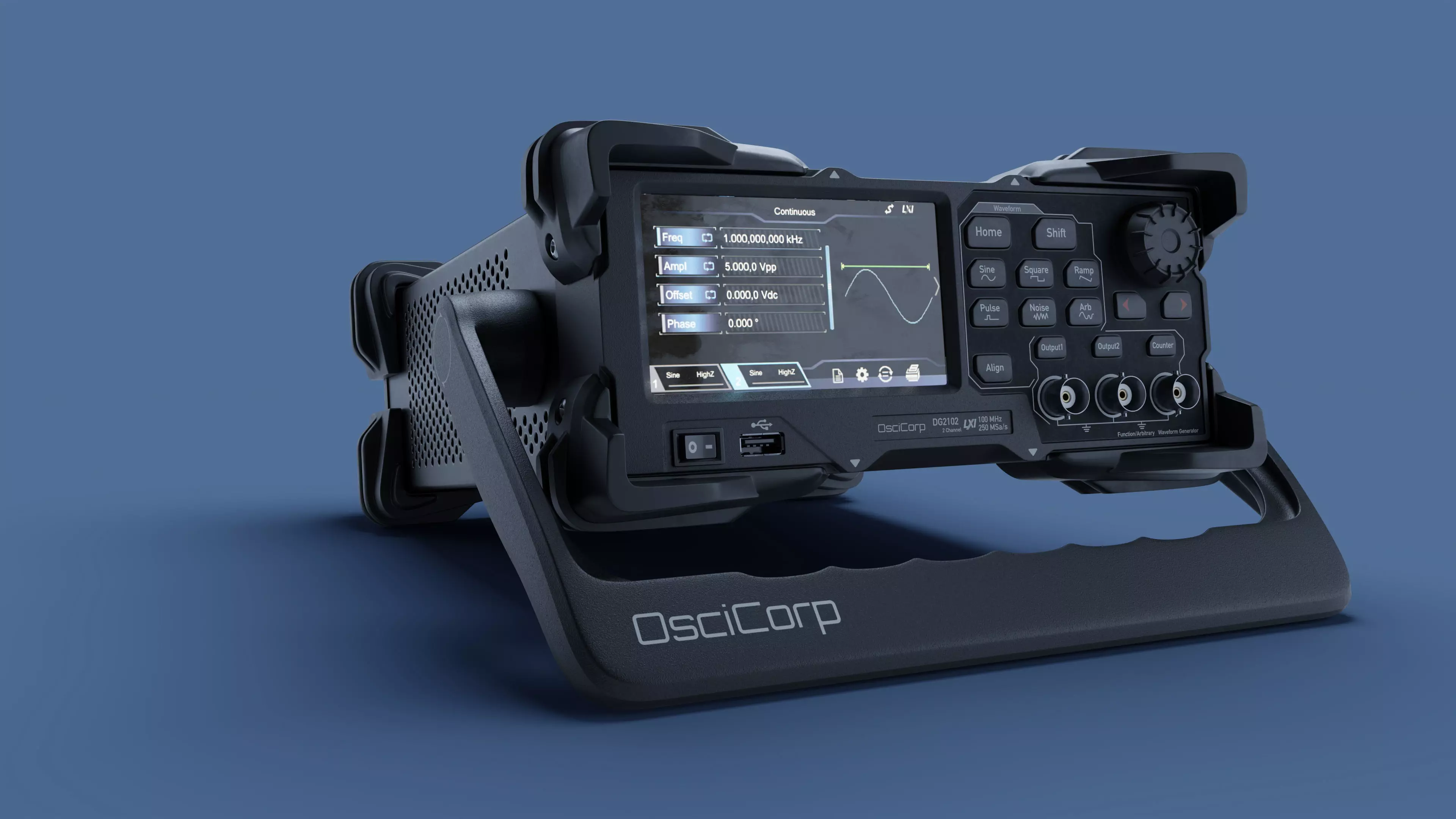 Function Arbitrary Waveform generator 3D model_0