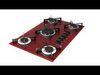 Red Stove Cooktop 3D model_1