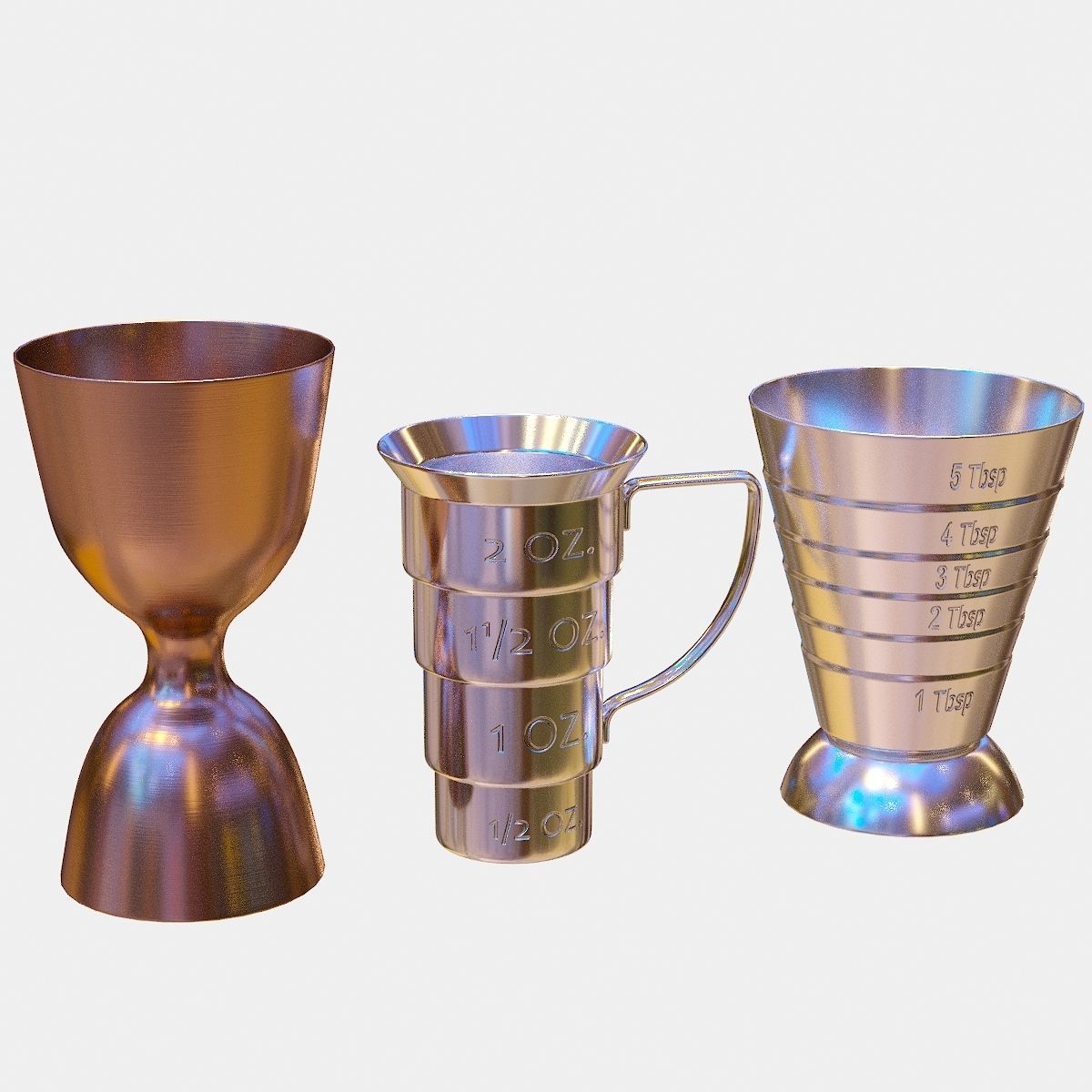 Bartender Tools Set 02 3D model_7