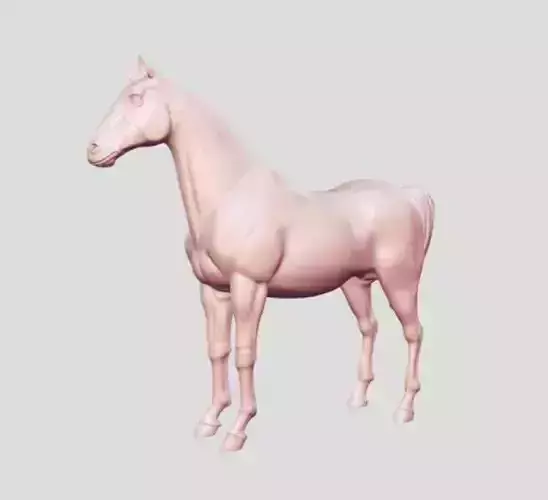 horse animal mammal 3D print model