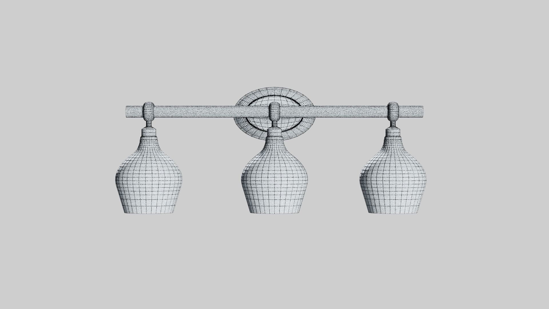 Interior light001 Low-poly 3D model_3