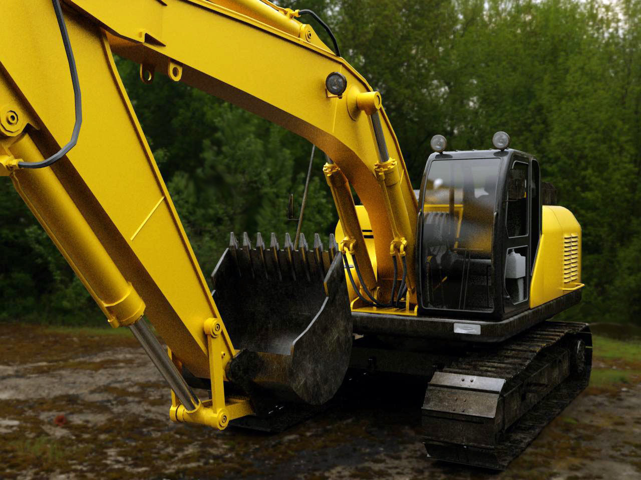 TRACKED EXCAVATOR