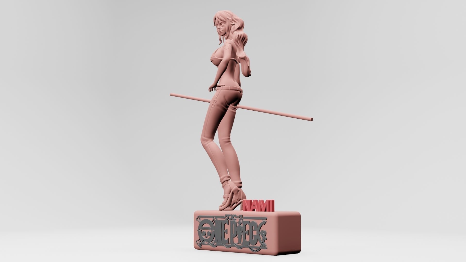  NAMI ONE PIACE - 3D PRINTABLE 3D print model_3