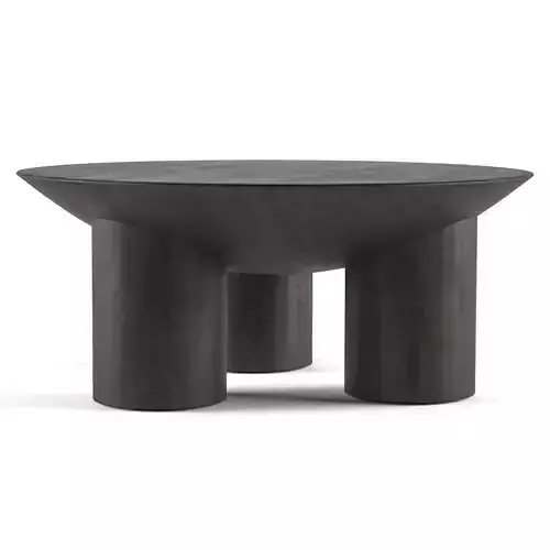 Tom Charcoal Three-Legged Coffee Table