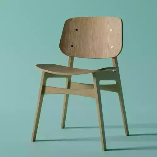 Minimalistic Wooden Chair