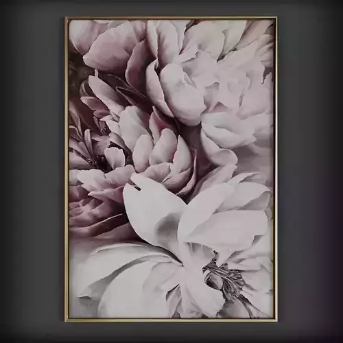Picture Frames Low-poly 3D model
