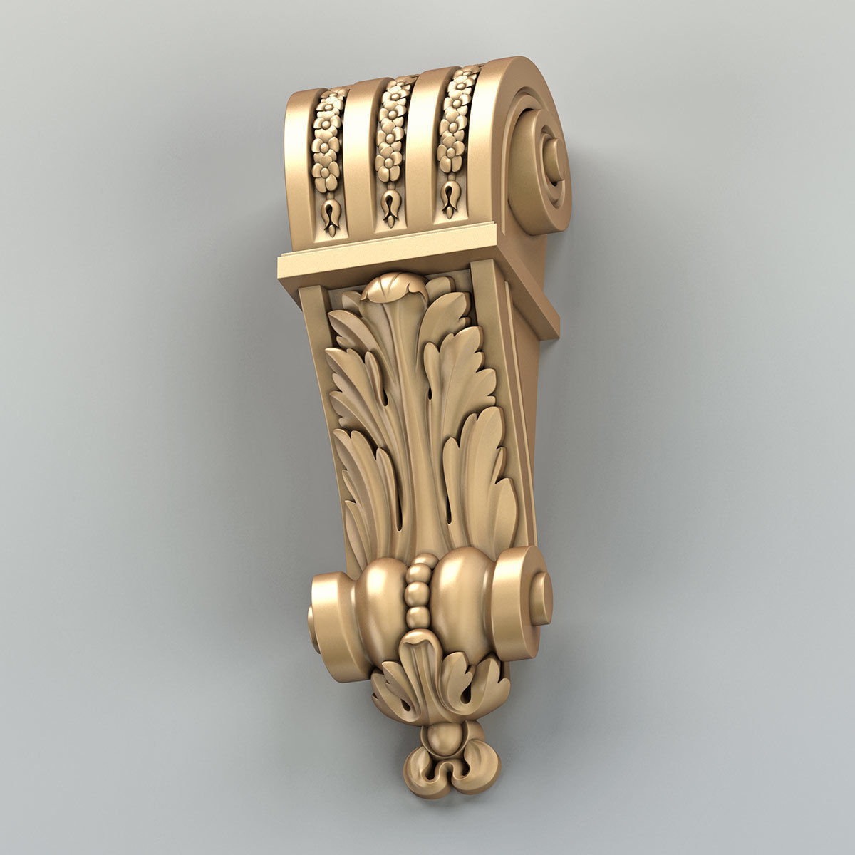 Corbel 013 3D model_4