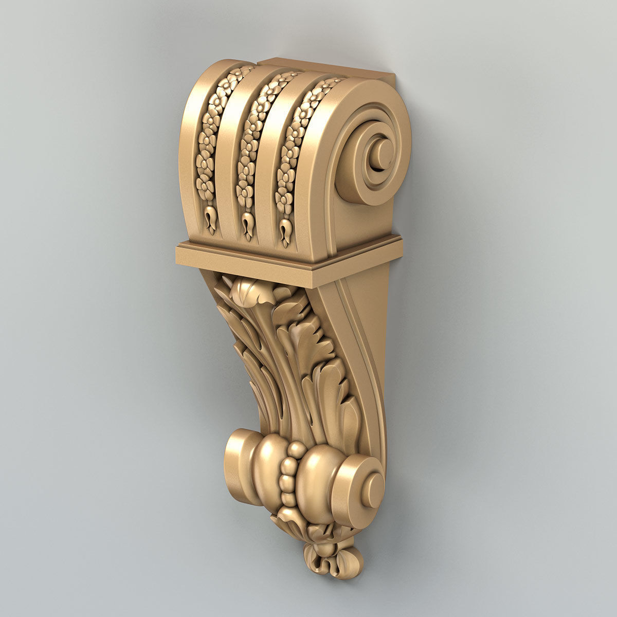 Corbel 013 3D model_2