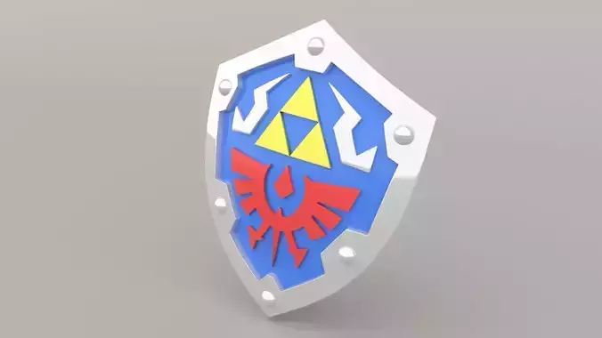 Hylian Shield - Legend of Zelda 3D Print Model 3D print model