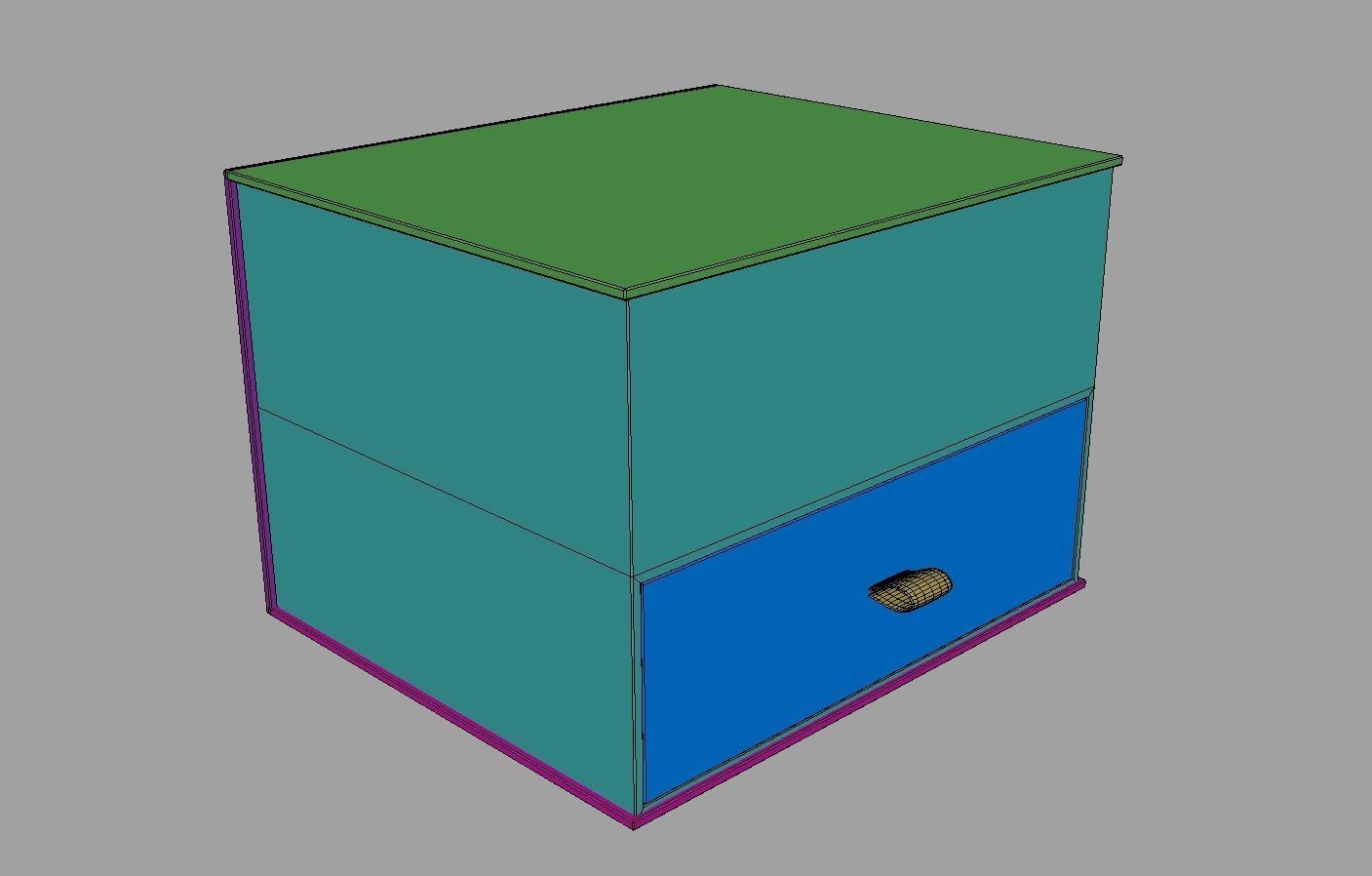 Drawer Gift Box 3D model_23