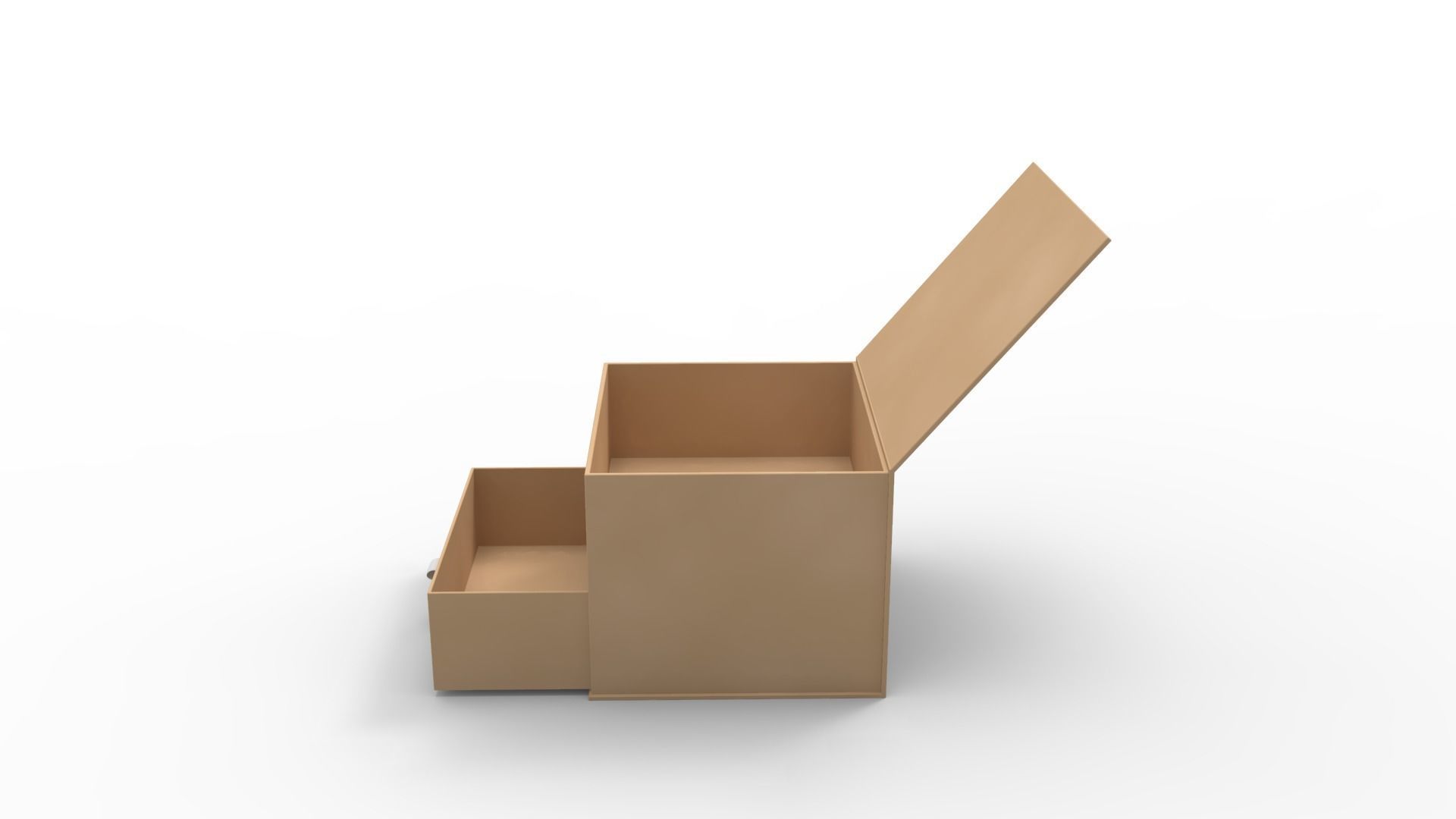 Drawer Gift Box 3D model_17