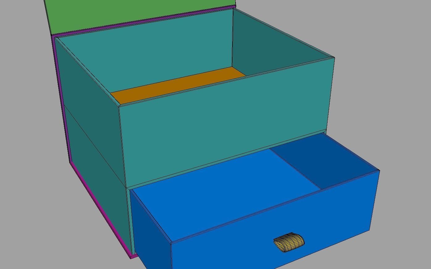 Drawer Gift Box 3D model_26