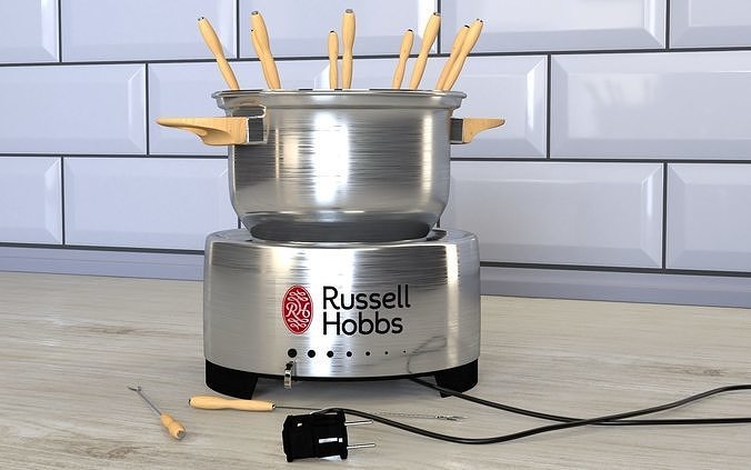 electric fondue maker  3D model