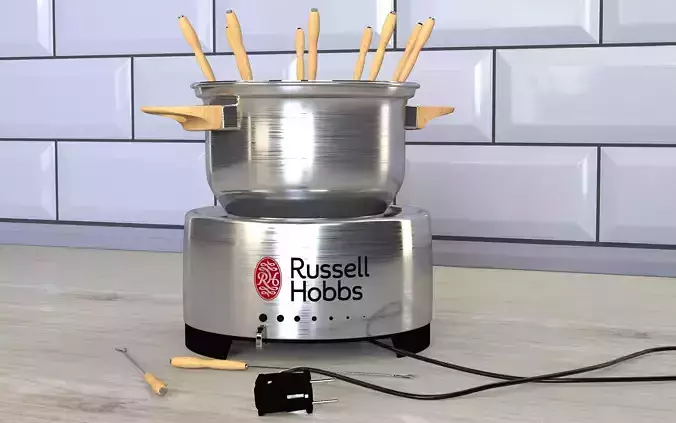 electric fondue maker  3D model