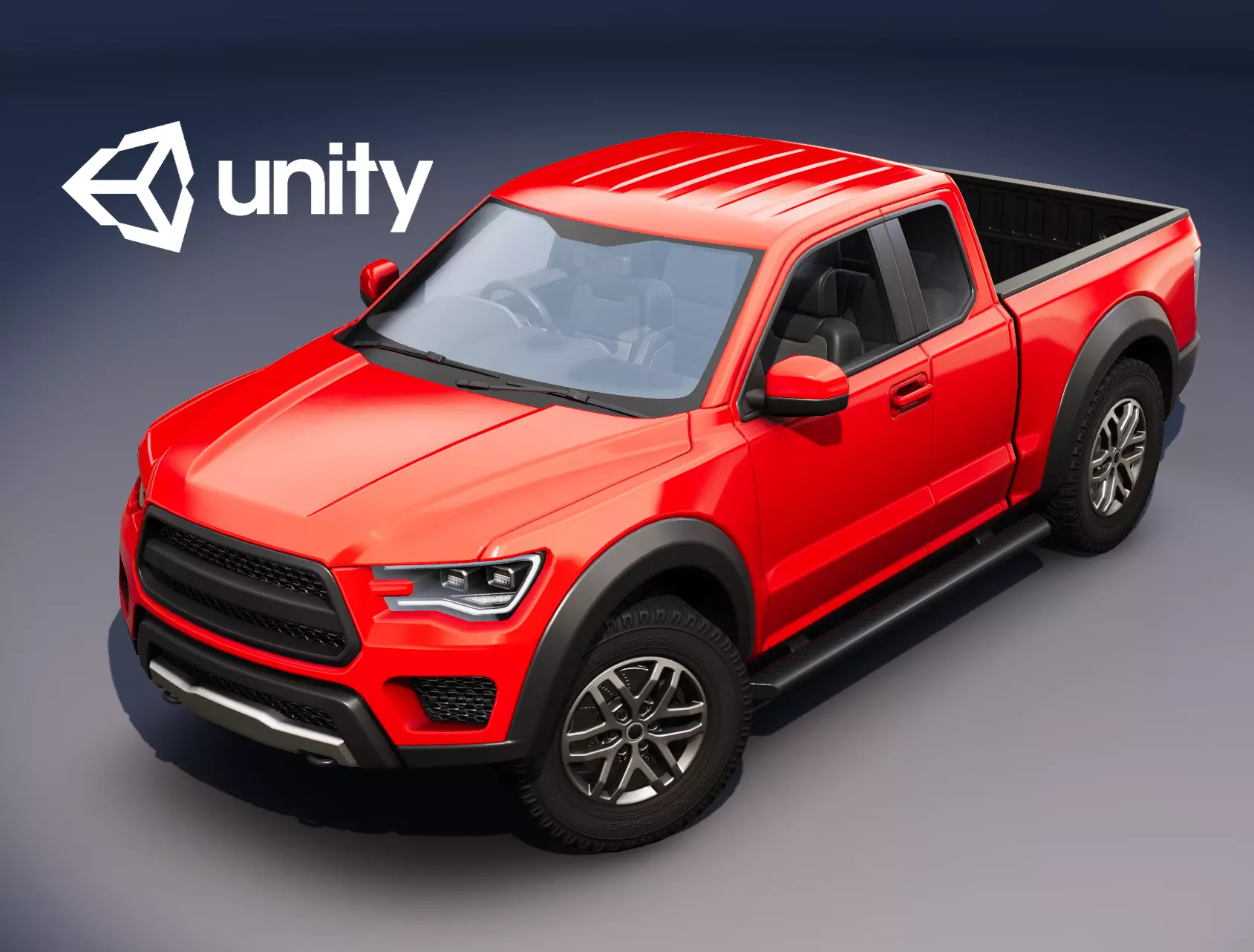Realistic Car HD 04 Low-poly 3D model_0