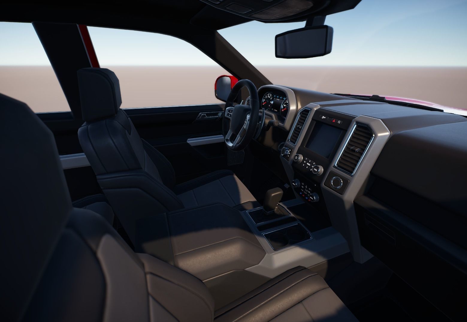 Realistic Car HD 04 Low-poly 3D model_16