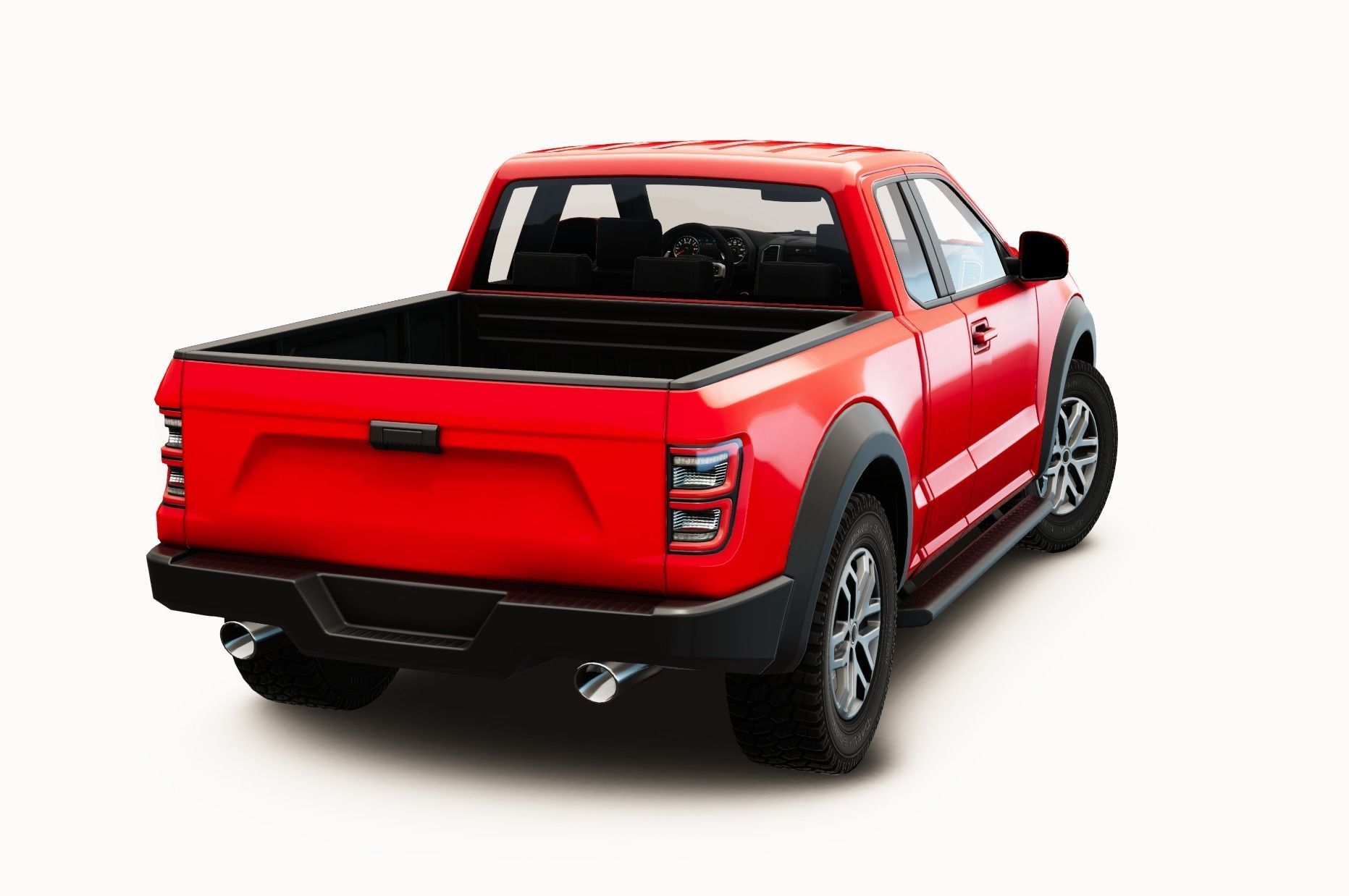 Realistic Car HD 04 Low-poly 3D model_6