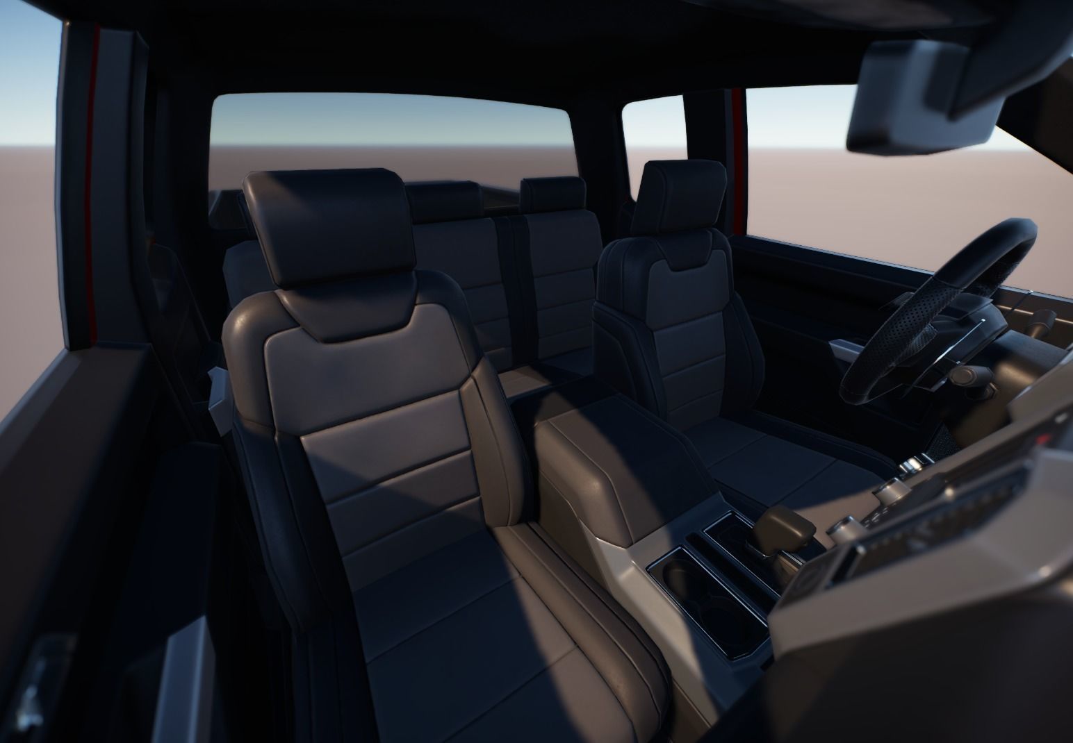 Realistic Car HD 04 Low-poly 3D model_17
