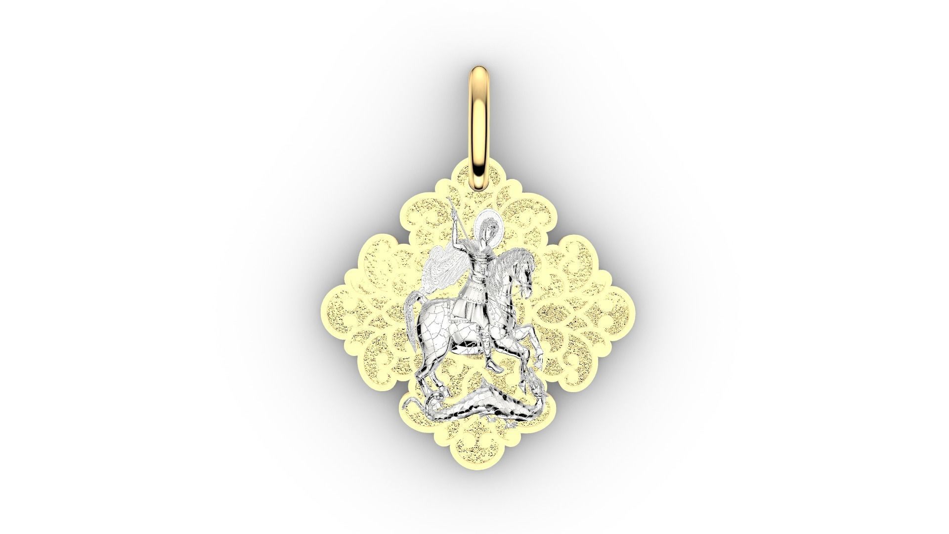 Saint George 3D print model_5