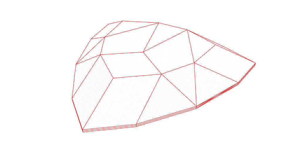 Diamond - Trillion 3D print model_3