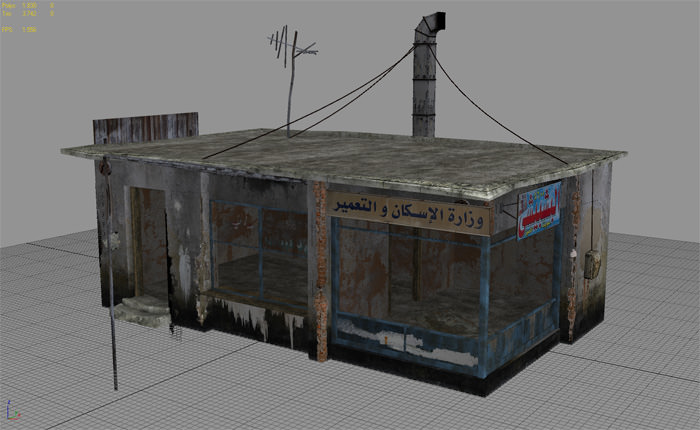 25 Afghanistan City Buildings Props for Games Low-poly 3D model_3