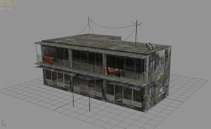 25 Afghanistan City Buildings Props for Games Low-poly 3D model_13