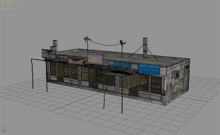 25 Afghanistan City Buildings Props for Games Low-poly 3D model_6