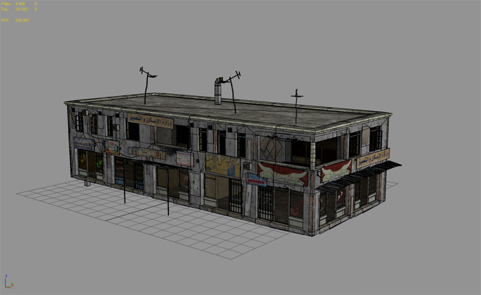 25 Afghanistan City Buildings Props for Games Low-poly 3D model_8